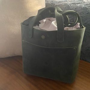 Hunter Green - new Portland Leather Goods Tote